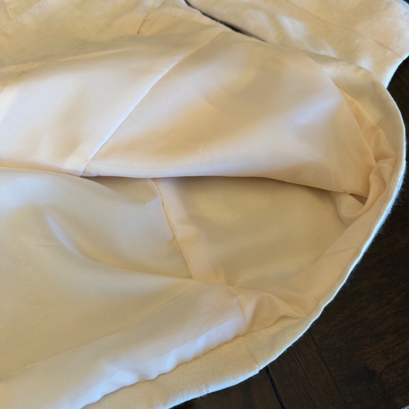 Vintage Lacy Afternoon Floral Cream Blazer with lace detail & buttons, Size 14 - Picture 9 of 15